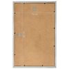 vidaXL Molduras para parede 5 pcs 70x90 cm MDF prateado