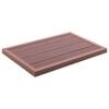 vidaXL Estrado para chuveiro solar 101x63x5,5 cm WPC castanho