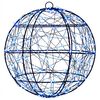 vidaXL Luz de Finial de Natal 300 LED Azul Di&acirc;metro 30 x 32 cm