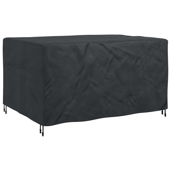 vidaXL Capa para M&oacute;veis Liso Preto 180 x 140 x 90 cm 210D