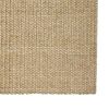 vidaXL Tapete de sisal para poste arranhador 100x100 cm