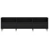vidaXL Gabinete para TV com gaveta Carvalho Preto 150 x 30 x 44,5 cm