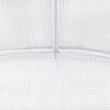 vidaXL Estufa com estrutura de a&ccedil;o 32 m&sup2; 16x2x2 m branco