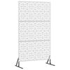 vidaXL Protetor de Privacidade 100 x 50 x 180 cm A&ccedil;o inoxid&aacute;vel