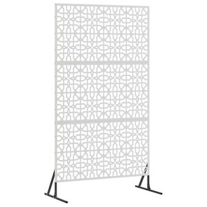 vidaXL Protetor de Privacidade 100 x 50 x 180 cm A&ccedil;o inoxid&aacute;vel