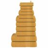 vidaXL 12pcs Conjunto de toalhas FROGN 360 g/m&sup2; dourado