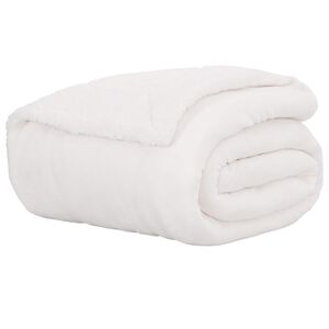vidaXL Manta Branco 240 x 270 cm 3.17 kg L&atilde;
