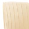 vidaXL Cadeiras de jantar girat&oacute;rias 6 pcs veludo cor creme