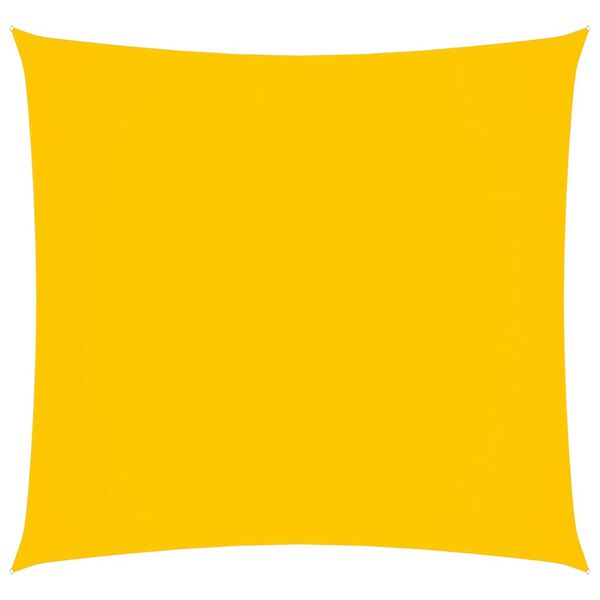 vidaXL Para-sol estilo vela tecido oxford quadrado 4,5x4,5 m amarelo