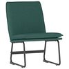 vidaXL Cadeira lounge 52x75x76 cm tecido verde-escuro