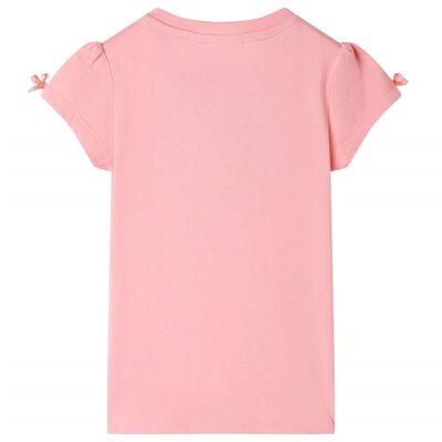 T-shirt de criança rosa 92