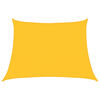 vidaXL Para-sol estilo vela trap&eacute;zio 160 g/m&sup2; 4/5x3 m PEAD amarelo