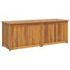 vidaXL Caixa para jardim 150x50x55 cm madeira de teca maci&ccedil;a
