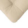 vidaXL Almofadas de Assento 4 pcs Creme 40 x 40 cm