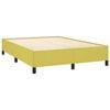 vidaXL Estrutura de cama sem colch&atilde;o 140x190 cm tecido verde