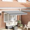 vidaXL Toldo Retr&aacute;til Antracite 250 x 200 cm tecido