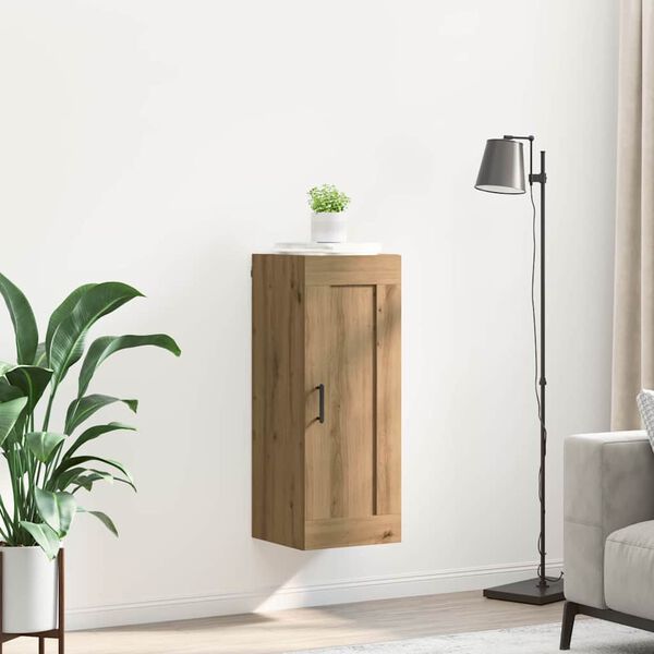 vidaXL Arm&aacute;rio de parede Carvalho Artesanal 34,5 x 34 x 90 cm