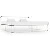 vidaXL Estrutura de cama 180x200 cm metal branco
