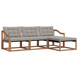 vidaXL Conjunto de Sof&aacute;s para Exterior 4 unid.