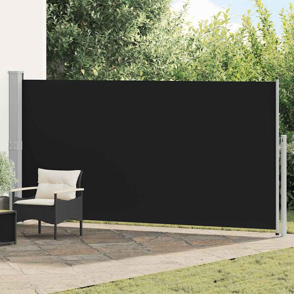 vidaXL Toldo lateral retr&aacute;til 160 x 500 cm preto