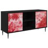 vidaXL Gabinete para TV AACHEN 102 x 33 x 51 cm Carvalho Preto
