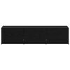 vidaXL Gabinete para TV com led Carvalho Preto 165 x 34 x 40 cm