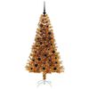 vidaXL Árvore de Natal com 150 LEDs com suporte Ouro 150 cm PET