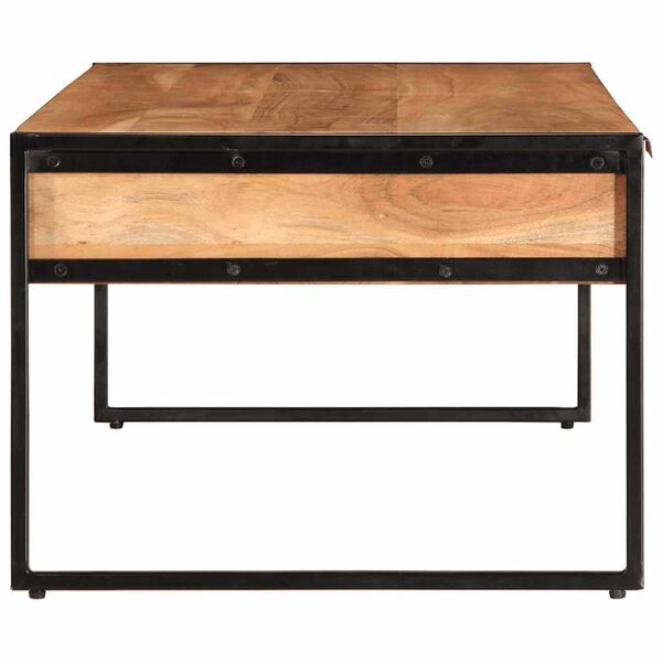 vidaXL Mesa de centro 110x55x40 cm madeira de ac&aacute;cia maci&ccedil;a