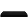 vidaXL Prateleiras de parede suspensas 4 pcs 40x23x3,8cm MDF preto