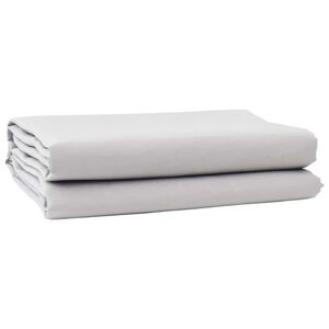 vidaXL Tecido de substitui&ccedil;&atilde;o para toldo Cinzento-claro 1000 x 160 cm
