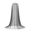 vidaXL Rede Mosquiteira para Cama 156 mesh Preto ⌀56 x 220 cm