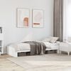 vidaXL Estrutura de cama 100x200 cm derivados de madeira branco