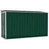 vidaXL Abrigo suspenso p/ jardim 118x288x178 cm aço galvanizado verde