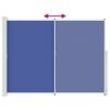 vidaXL Toldo lateral retr&aacute;til para p&aacute;tio 220x300 cm azul