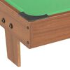 vidaXL Mini mesa de bilhar 92x52x19 cm castanho e verde