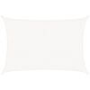 vidaXL Para-sol estilo vela 160 g/m&sup2; 3,5x4,5 m PEAD branco