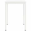 vidaXL Mesa de bar Branco 110 x 55 x 105 cm Madeira de Pinheiro S&oacute;lida