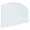 vidaXL Placa de Vidro para Lareira Transparente 100 x 60 cm Vidro