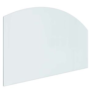 vidaXL Placa de Vidro para Lareira Transparente 100 x 60 cm Vidro