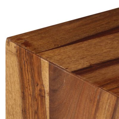 vidaXL Mesa de cabeceira em madeira maciça de sheesham 40x30x35 cm