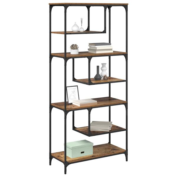 vidaXL Estante Madeira antiga 81 x 36 x 176 cm Madeira processada