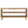 vidaXL Móvel de TV 105x46x32 cm madeira de mangueira áspera maciça