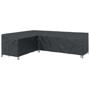 vidaXL Capa para M&oacute;veis Preto 286 x 222 x 80 cm