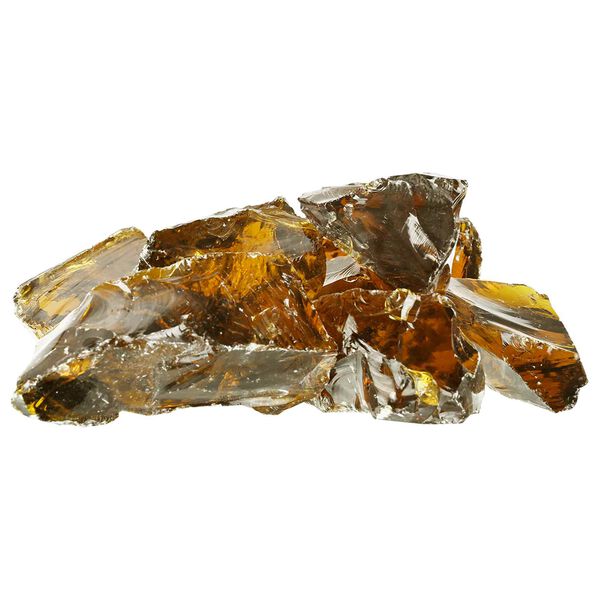 vidaXL Pedras de Jardim Castanho 12 cm Vidro