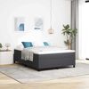 vidaXL Cama Box Cinza Escuro e Branco 140 x 190 cm