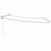 vidaXL Toldo Manual Branco 3 x 2,5 m Metal