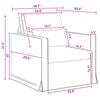 vidaXL Conjunto de Sof&aacute;s 2 pcs Cinza Escuro 198 x 78 x 80 cm tecido