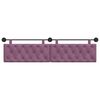 vidaXL Cabeceira Suspensa Roxo 210 x 55 x 7 cm Veludo