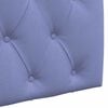 vidaXL Cabeceira Suspensa Azul Jeans 90 x 55 x 7 cm tecido