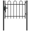 vidaXL Port&atilde;o de Cerca BOXTEL 103 x 124,5 cm A&ccedil;o revestido a p&oacute;